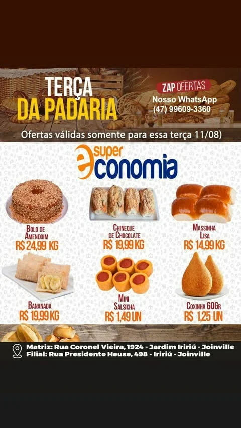 Encarte Supermercados Economia