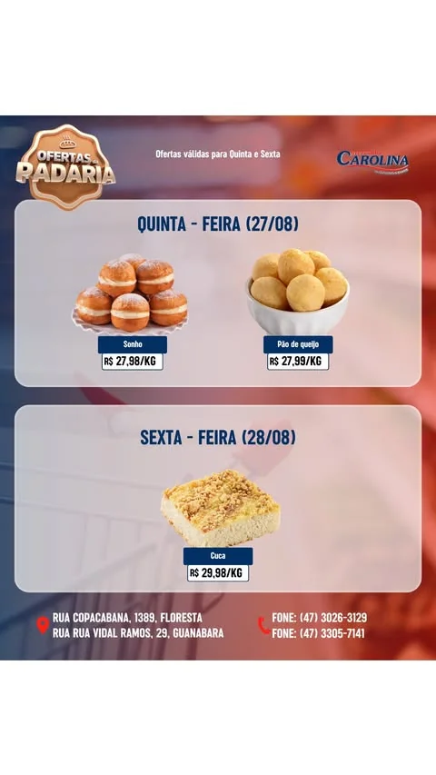 Encarte Supermercado Carolina
