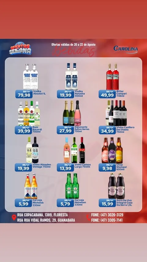 Encarte Supermercado Carolina