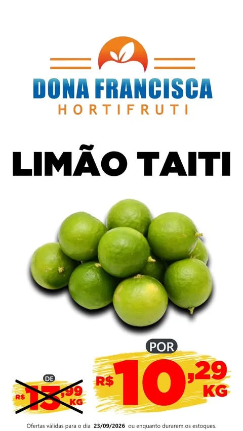 Encarte Hortifruti Dona Francisca