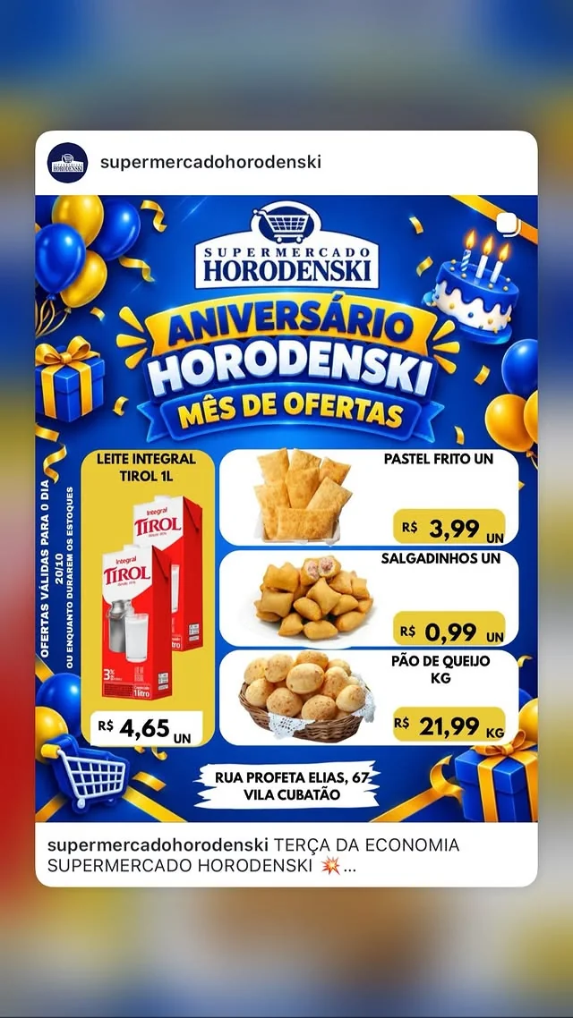 Encarte Supermercado Horodenski