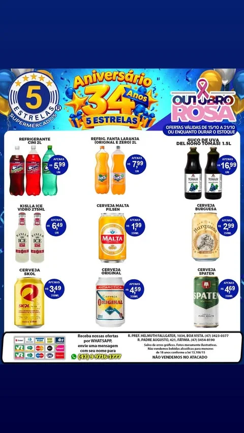 Encarte Supermercados 5 Estrelas