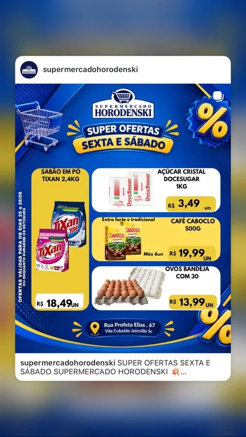 Encarte Supermercado Horodenski