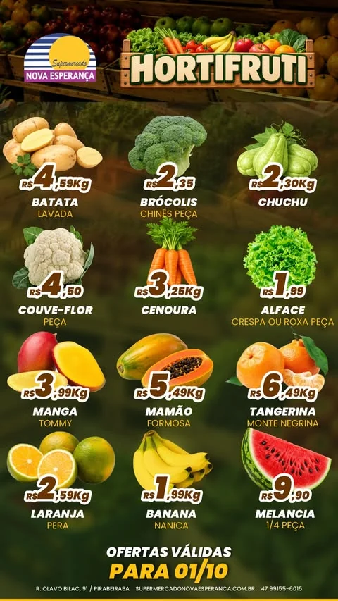 Encarte Supermercado Nova Esperanca