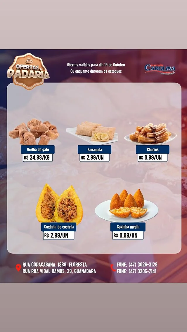 Encarte Supermercado Carolina