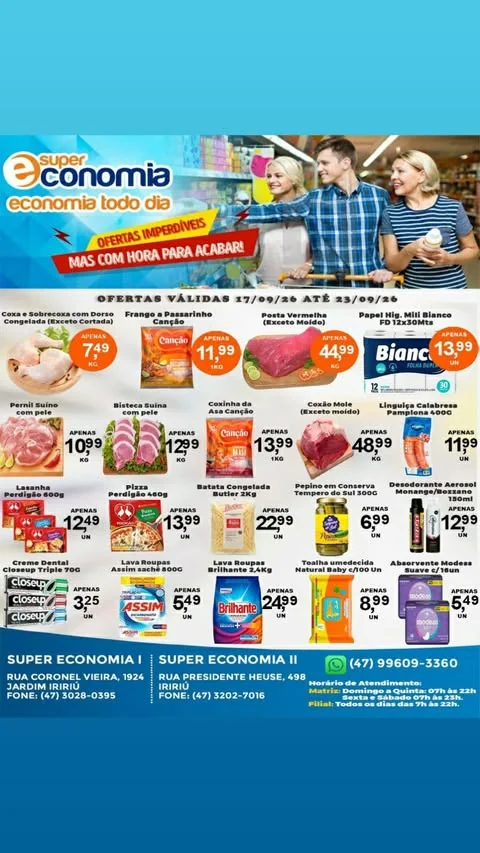 Encarte Supermercados Economia