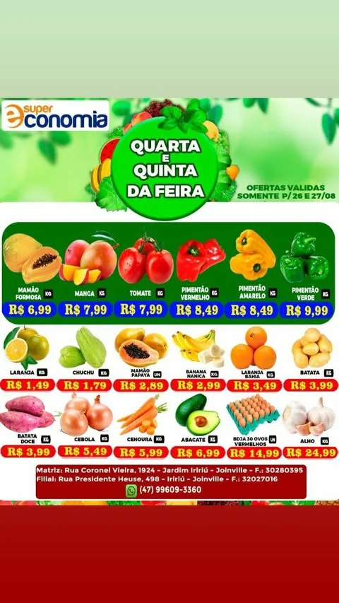 Encarte Supermercados Economia