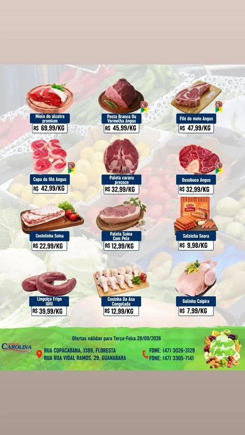 Encarte Supermercado Carolina