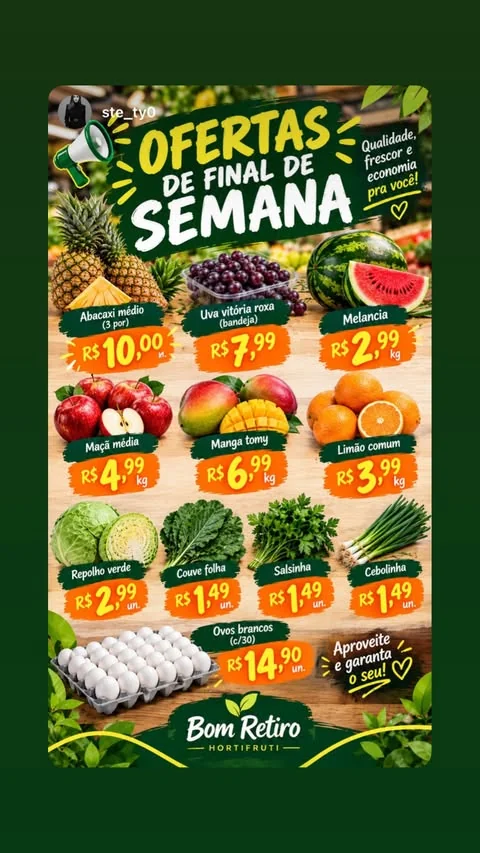 Encarte Hortifruti bom retiro