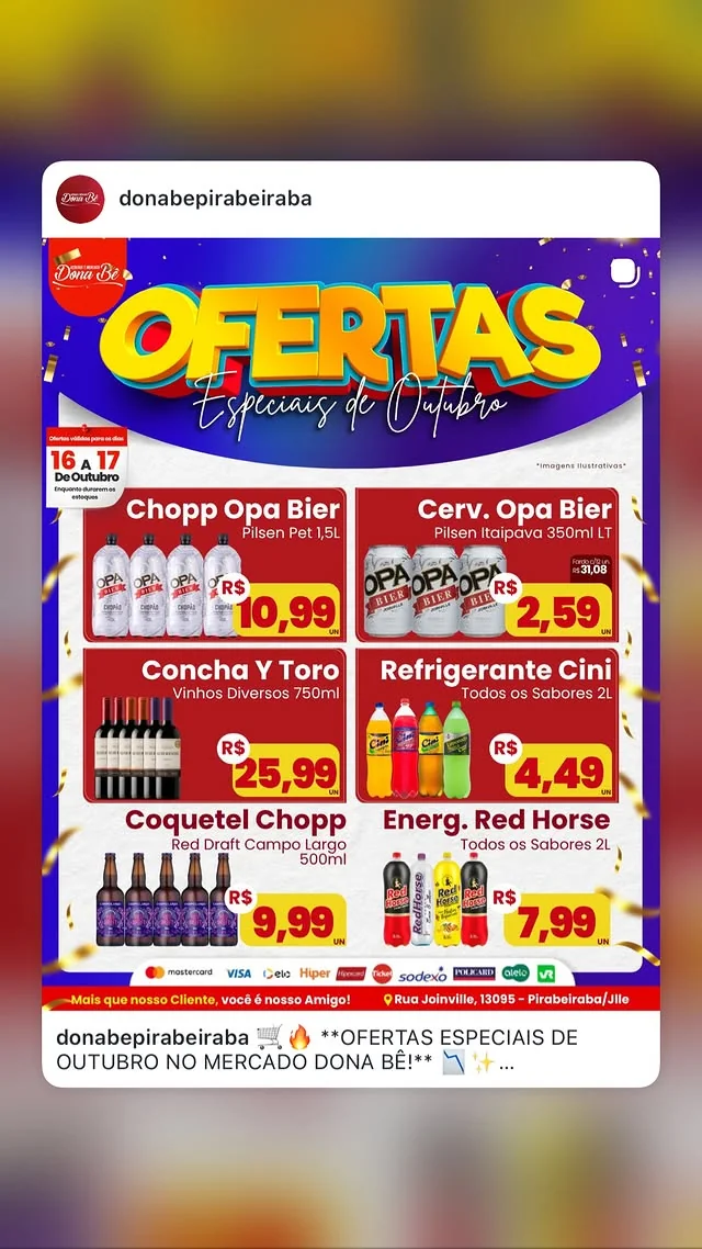 Encarte Supermercado Dona Bê