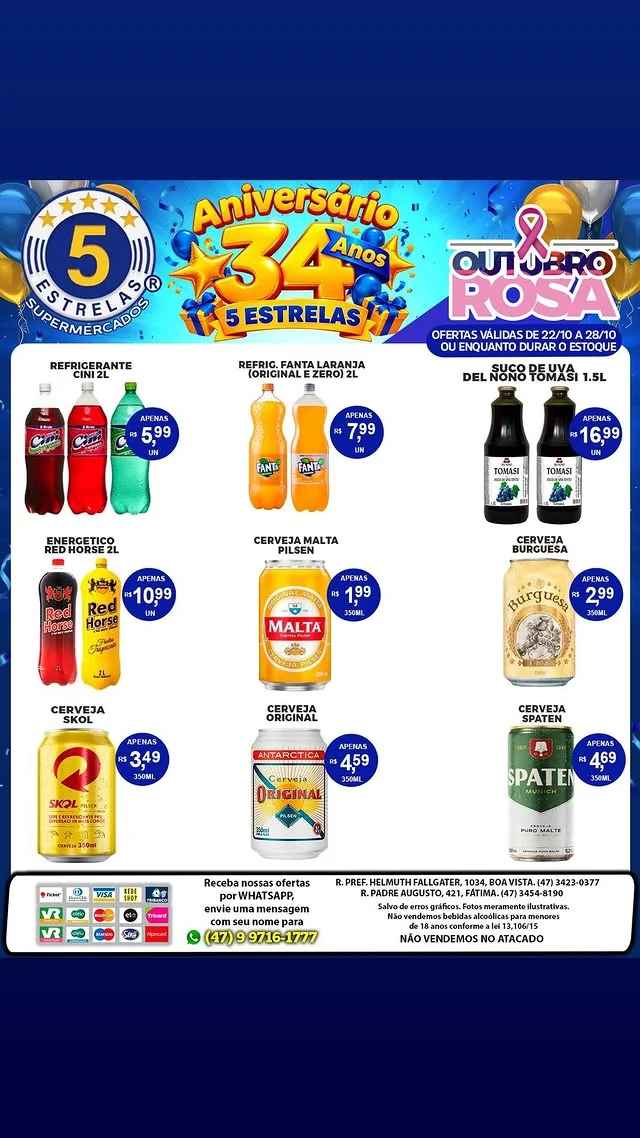 Encarte Supermercados 5 Estrelas
