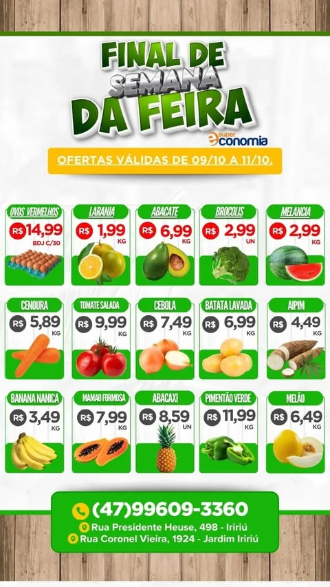 Encarte Supermercados Economia