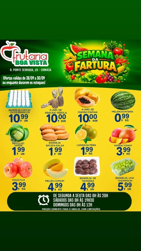 Encarte Frutaria Boa Vista