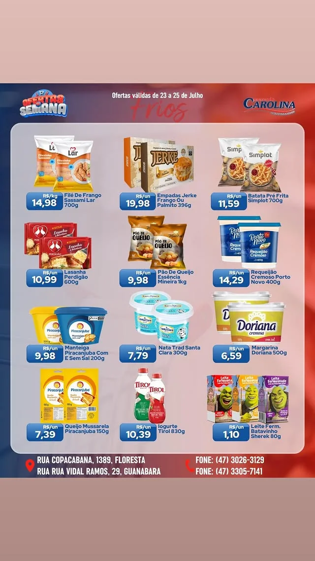 Encarte Supermercado Carolina