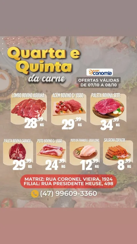 Encarte Supermercados Economia