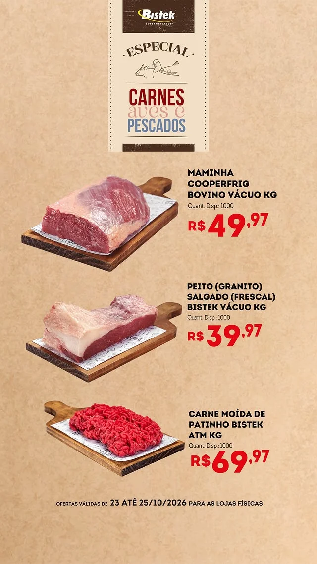 Encarte Bistek Supermercados