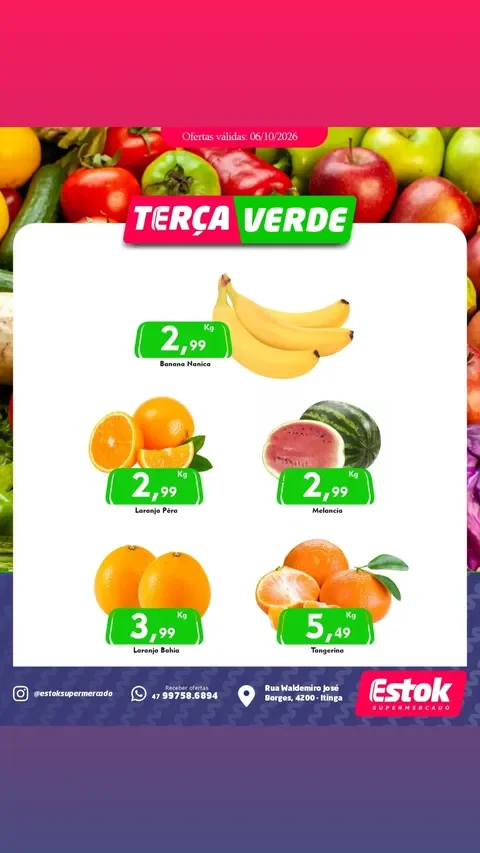 Encarte Estok Supermercado