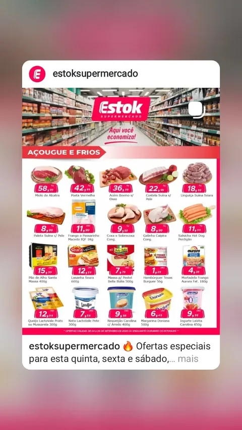 Encarte Estok Supermercado