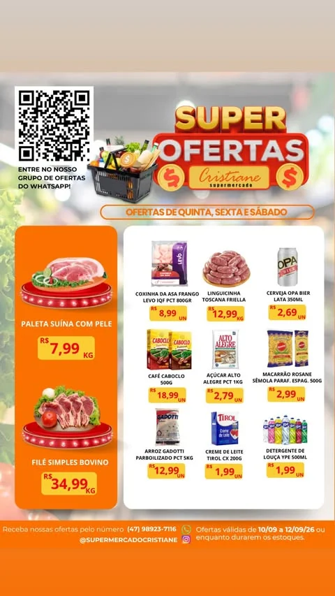 Encarte Supermercado Cristiane