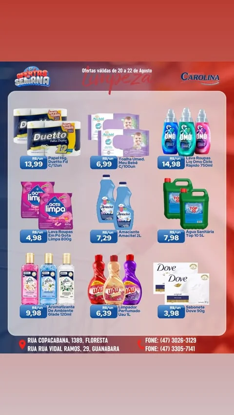 Encarte Supermercado Carolina