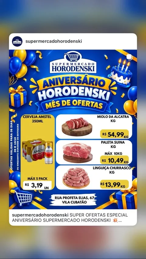 Encarte Supermercado Horodenski