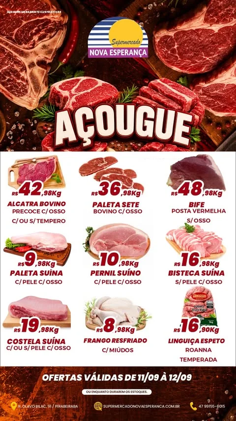 Encarte Supermercado Nova Esperanca