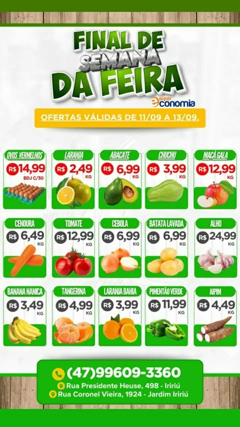 Encarte Supermercados Economia