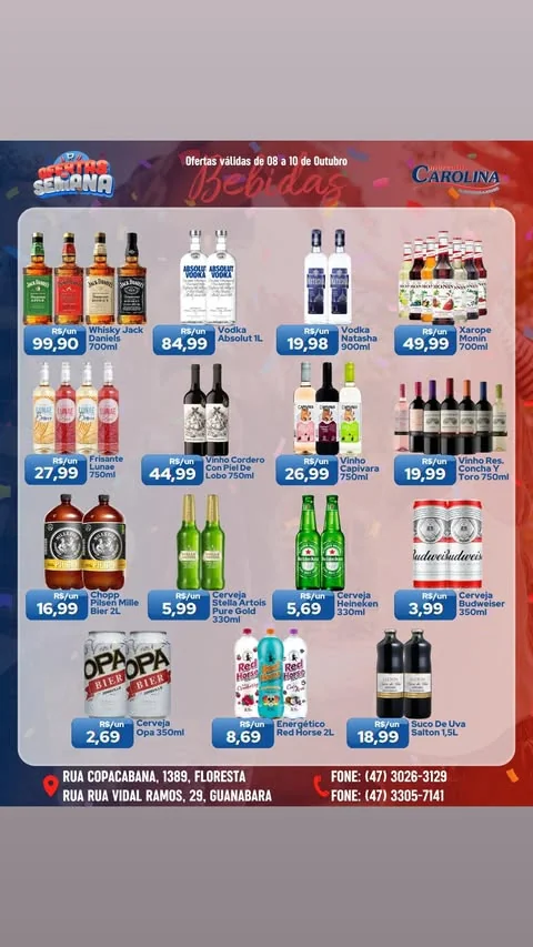 Encarte Supermercado Carolina