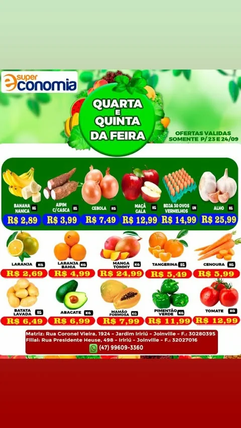 Encarte Supermercados Economia