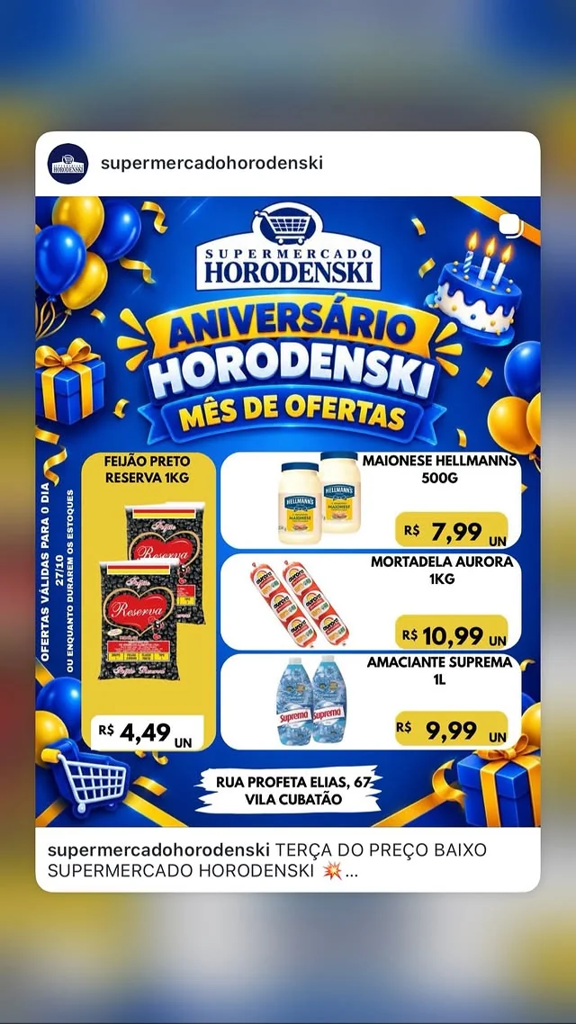 Encarte Supermercado Horodenski