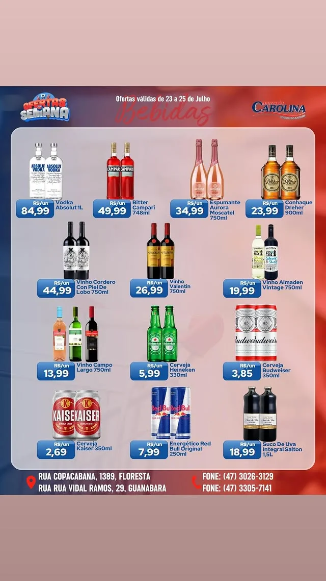 Encarte Supermercado Carolina