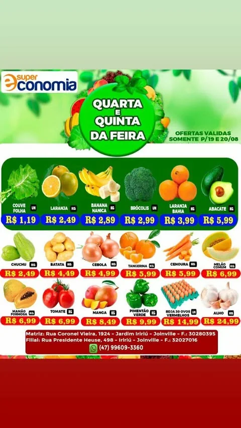 Encarte Supermercados Economia