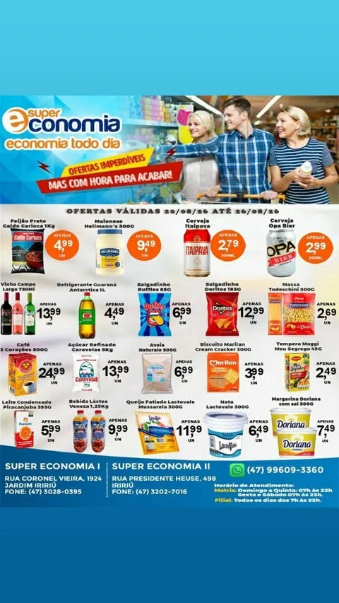Encarte Supermercados Economia
