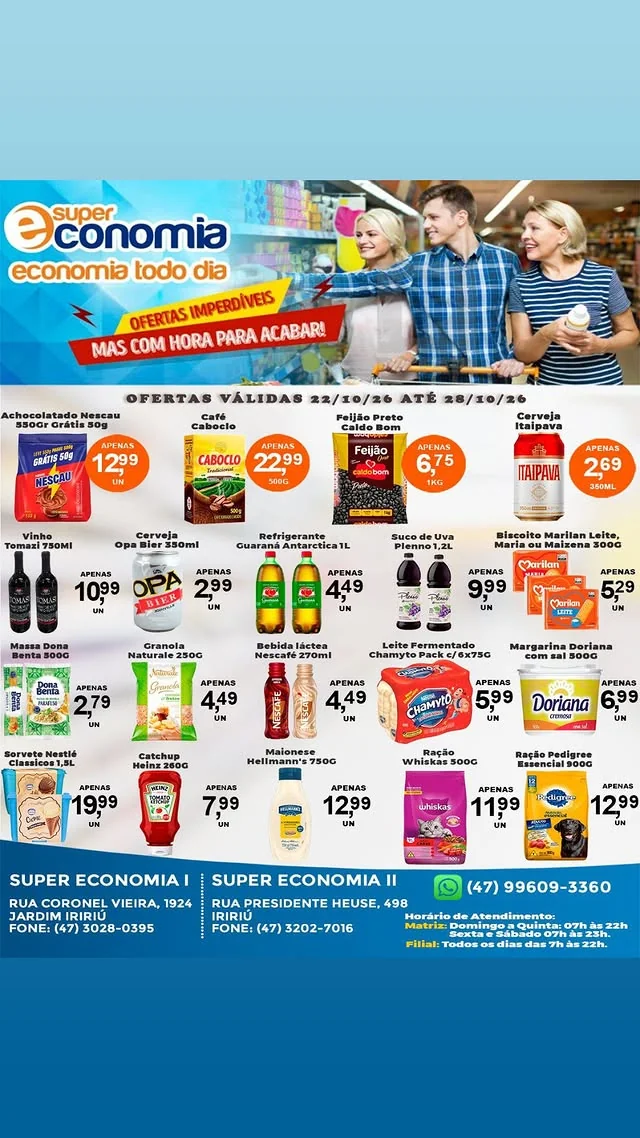 Encarte Supermercados Economia