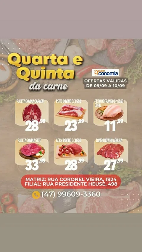 Encarte Supermercados Economia