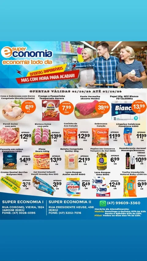 Encarte Supermercados Economia