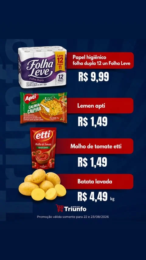 Encarte Mercado e Açougue Triunfo