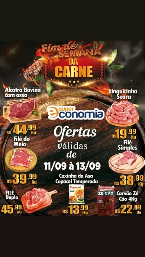Encarte Supermercados Economia