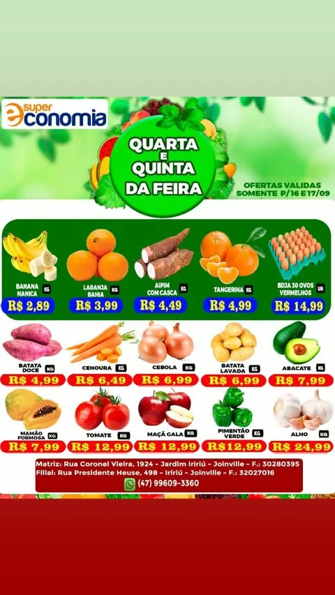 Encarte Supermercados Economia