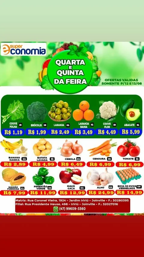 Encarte Supermercados Economia