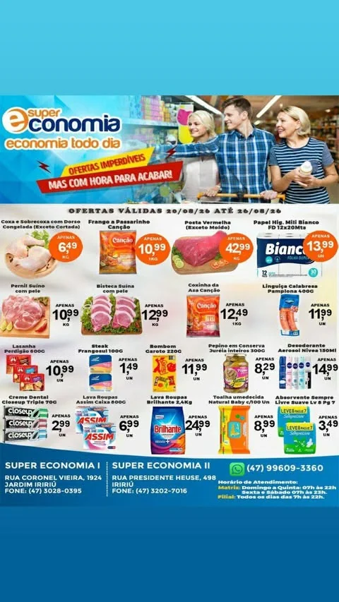 Encarte Supermercados Economia