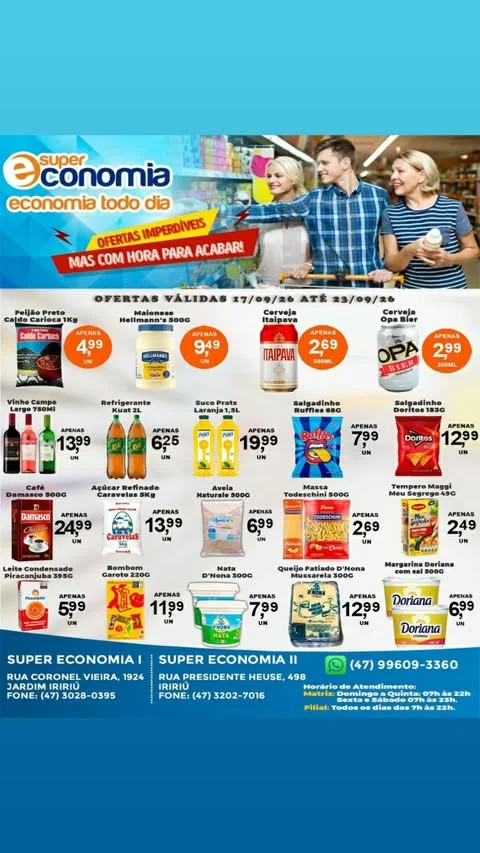 Encarte Supermercados Economia