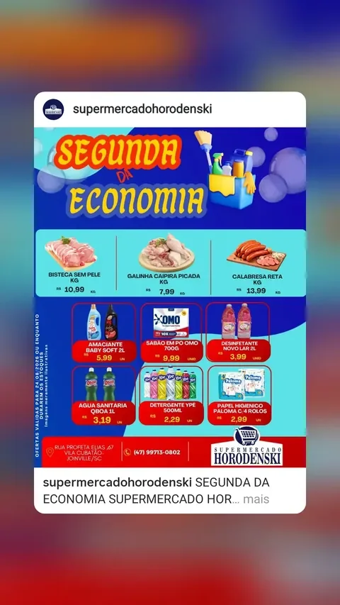 Encarte Supermercado Horodenski