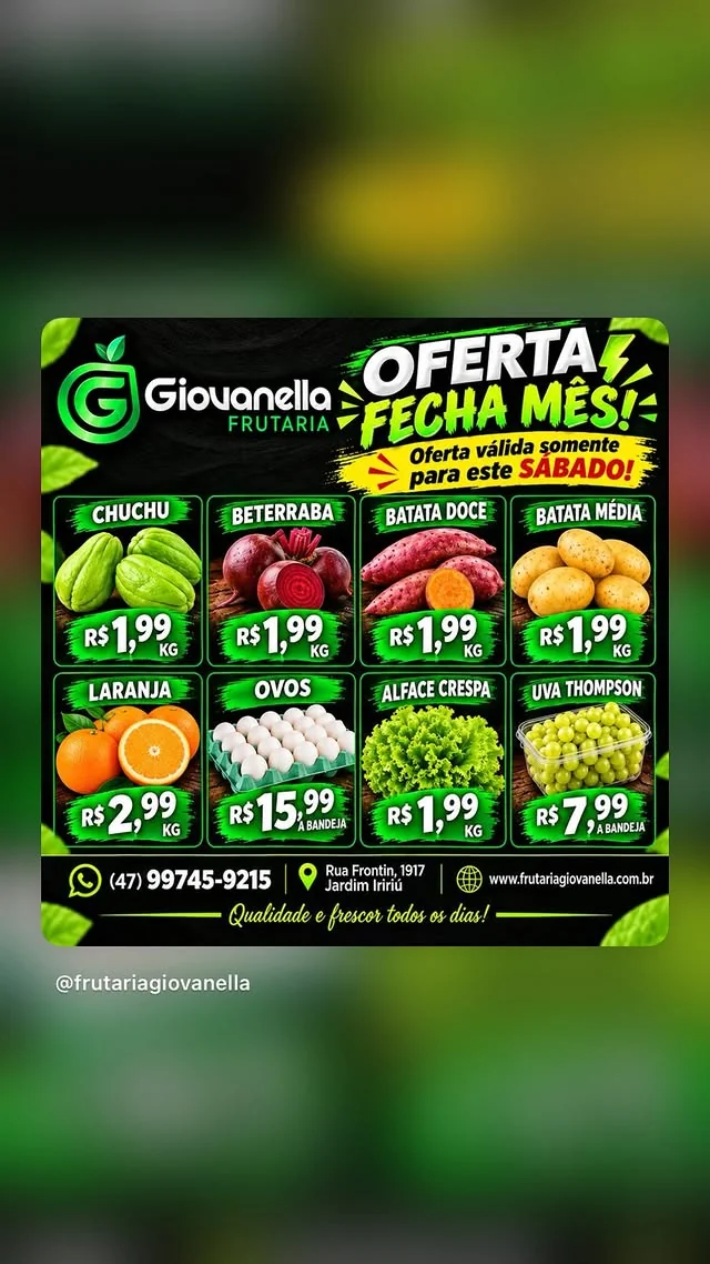 Encarte Frutaria Giovanella
