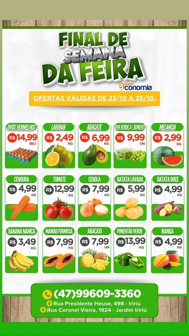 Encarte Supermercados Economia