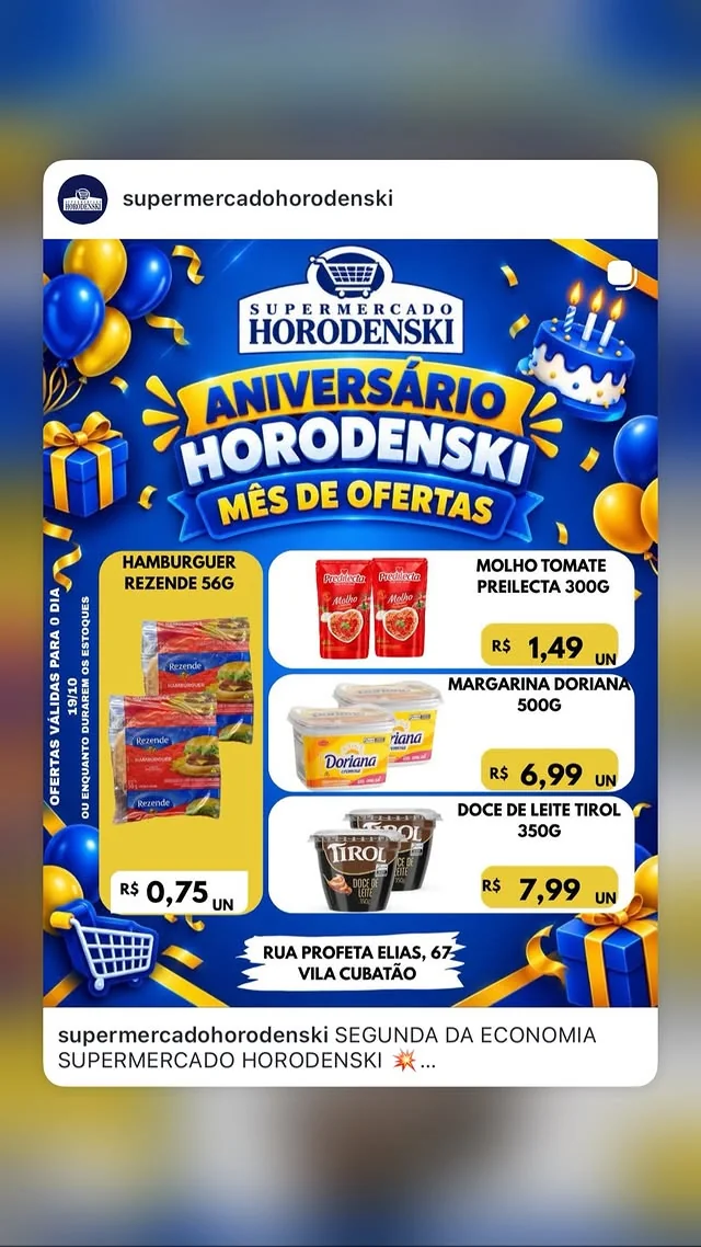 Encarte Supermercado Horodenski