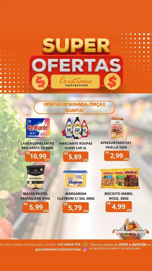 Encarte Supermercado Cristiane