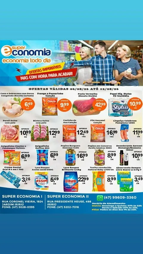 Encarte Supermercados Economia