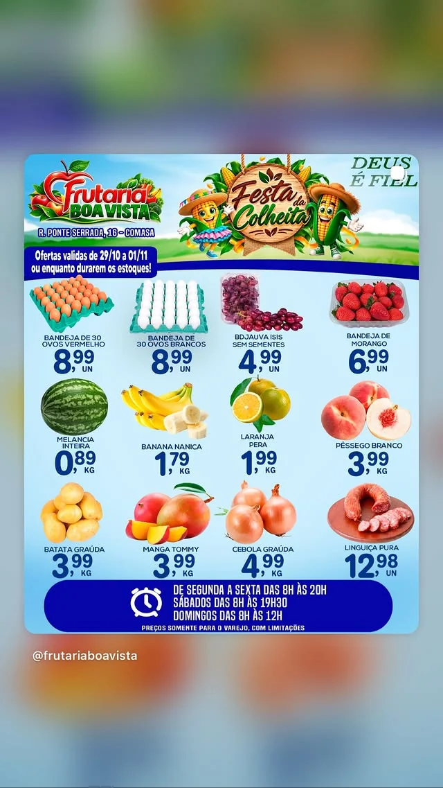 Encarte Frutaria Boa Vista