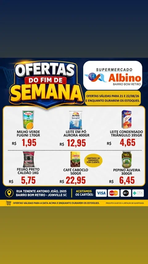 Encarte Supermercado Albino